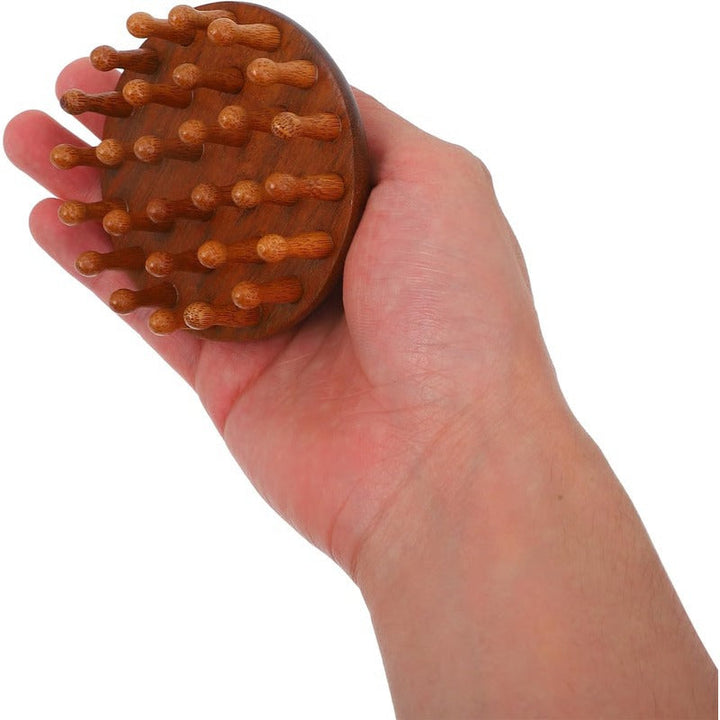 Aromatic Wood Detangling Comb with Scalp Stimulation and Body Massage Use