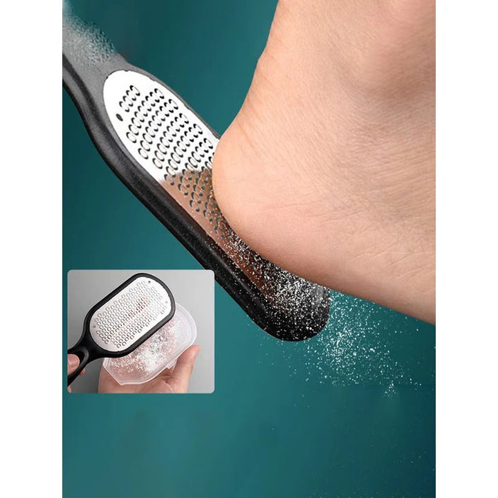 Metal Foot Rasp with Abrasive Surface for Cracked Heel and Rough Skin Buffing