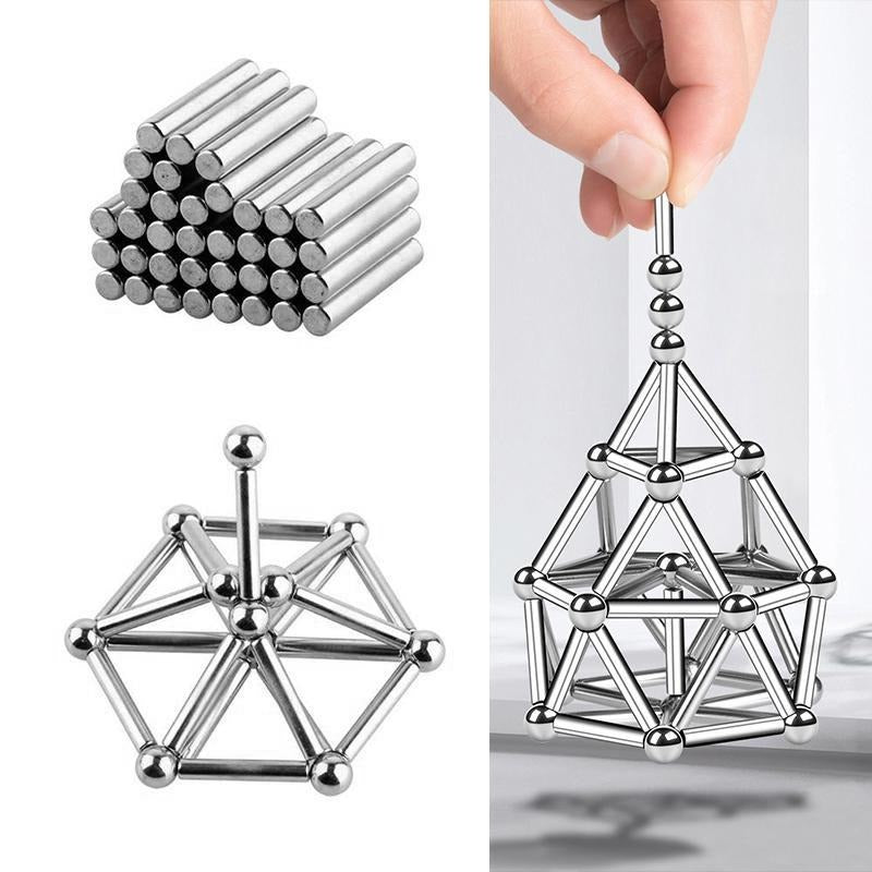 Magnetic Sphere Kit and Creative DIY Rods