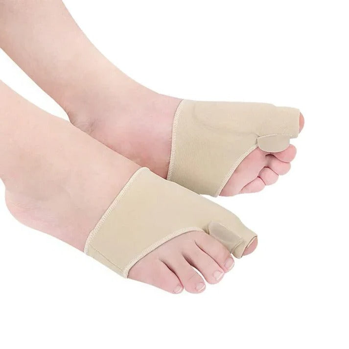 Fabric Forefoot Wrap with Big Toe Silicone Gel Sleeve