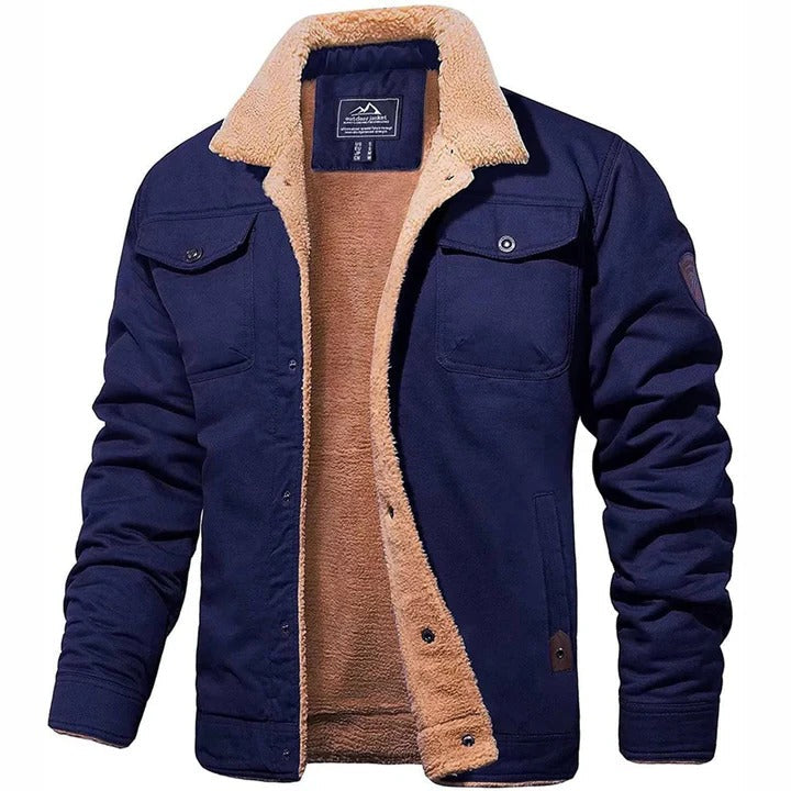 Retro Style Jacket for Men with Classic Fit and Durable Exterior
