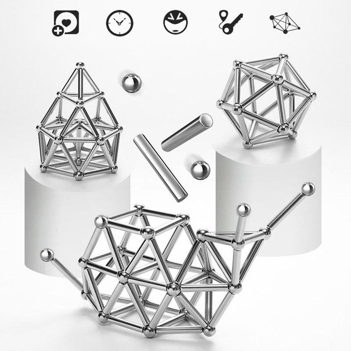 Magnetic Sphere Kit and Creative DIY Rods