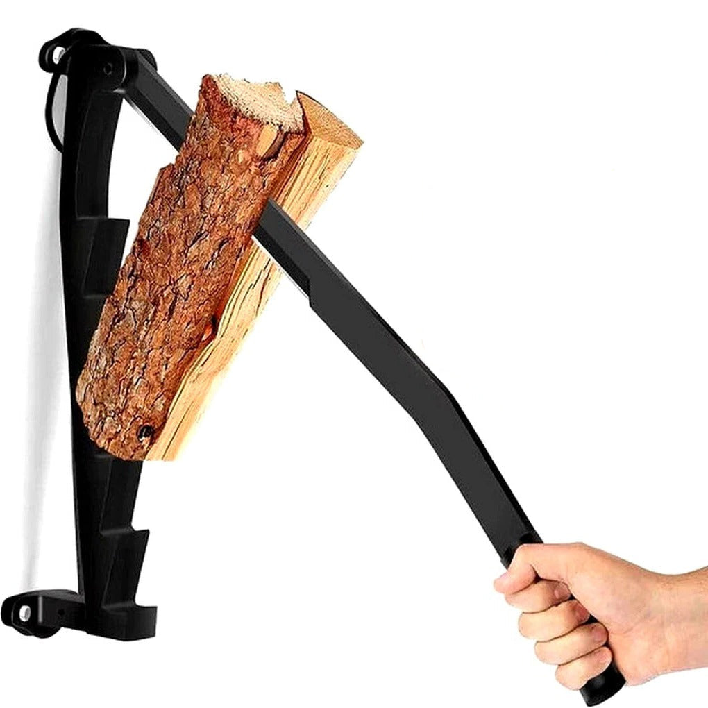 Wall Mounted Lever Action Manual Firewood Splitter for Log Splitting