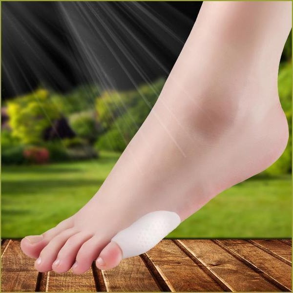 Soft Silicone Little Toe Separator with Two-Loop Gel Band