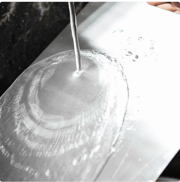 304 Stainless Steel Cutting Board with Rounded Edges and Handle