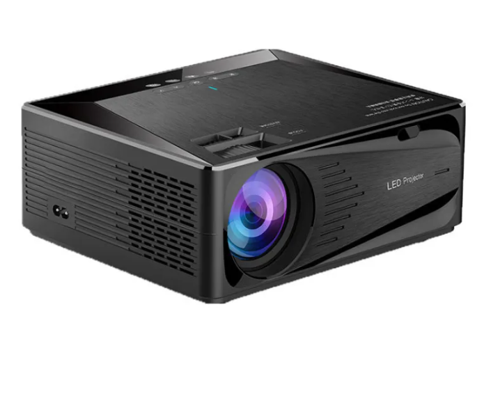Portable Mini LED Projector with HDMI USB VGA AV and 3.5mm Audio Connectivity