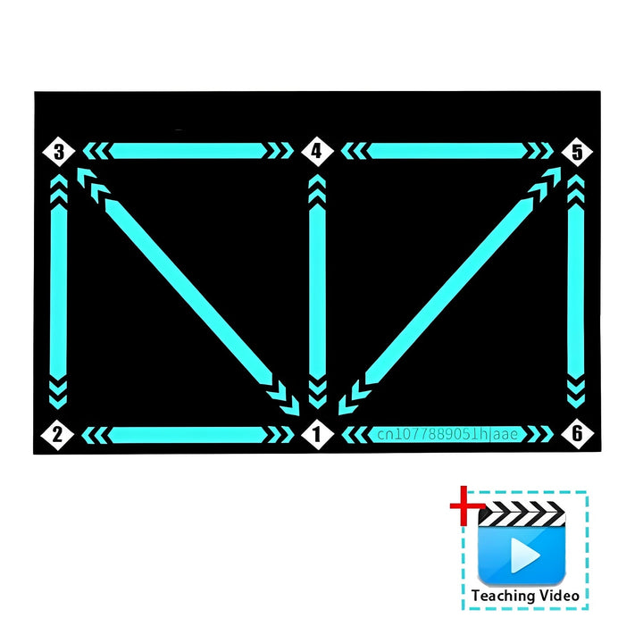 Indoor Football Training Mat with Video Guided Training Sessions