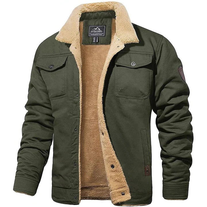 Retro Style Jacket for Men with Classic Fit and Durable Exterior