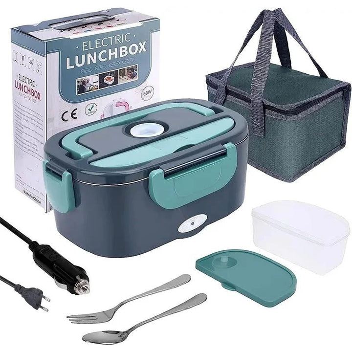 Self Heating Bento Box for Travel, Office and Vehicle Use
