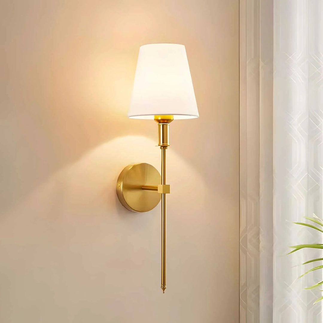 Wireless Wall Mounted Light Fixtures, Set of 2 with Battery Operation