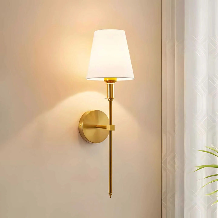 Wireless Wall Mounted Light Fixtures, Set of 2 with Battery Operation