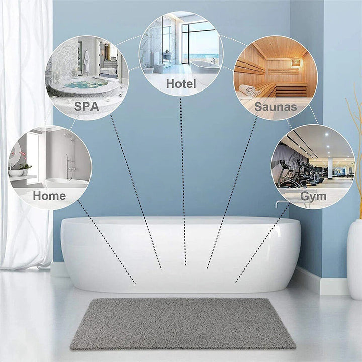 Anti Slip Shower Mat with Textured Surface