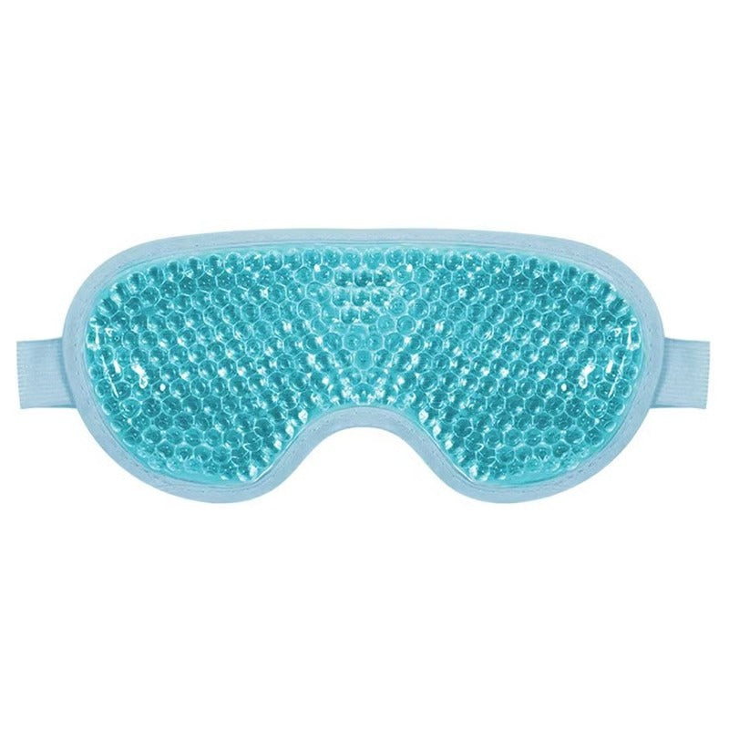 Reusable Gel Bead Eye and Face Cooling Mask with Hot and Cold Therapy for Puffiness and Relaxation
