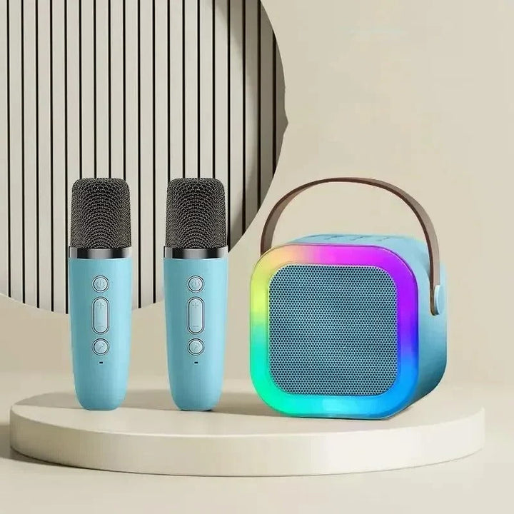 Portable Bluetooth Karaoke Speaker with Built-In Microphone