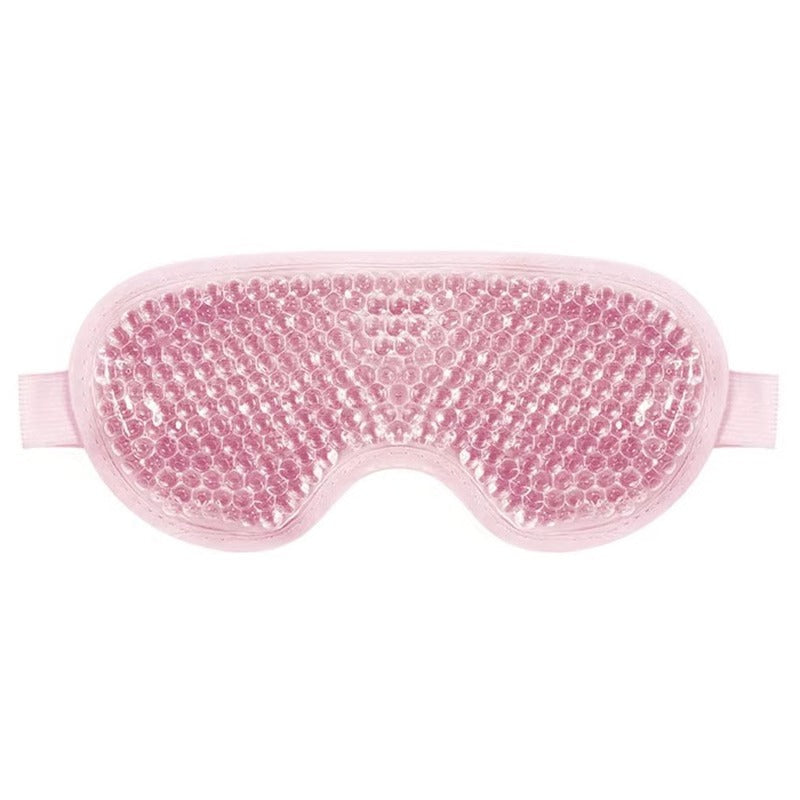 Reusable Gel Bead Eye and Face Cooling Mask with Hot and Cold Therapy for Puffiness and Relaxation
