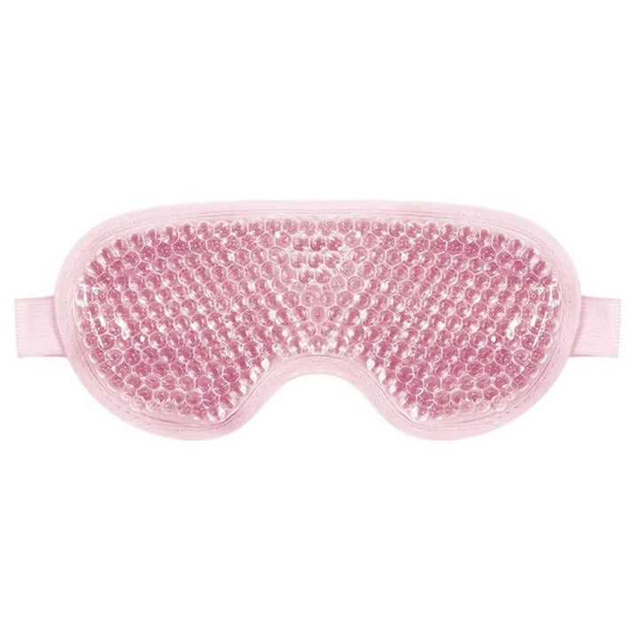 Reusable Gel Bead Eye and Face Cooling Mask with Hot and Cold Therapy for Puffiness and Relaxation