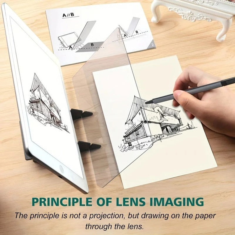LED Illuminated Copy Board with Adjustable Brightness for Sketch and Illustration Tracing