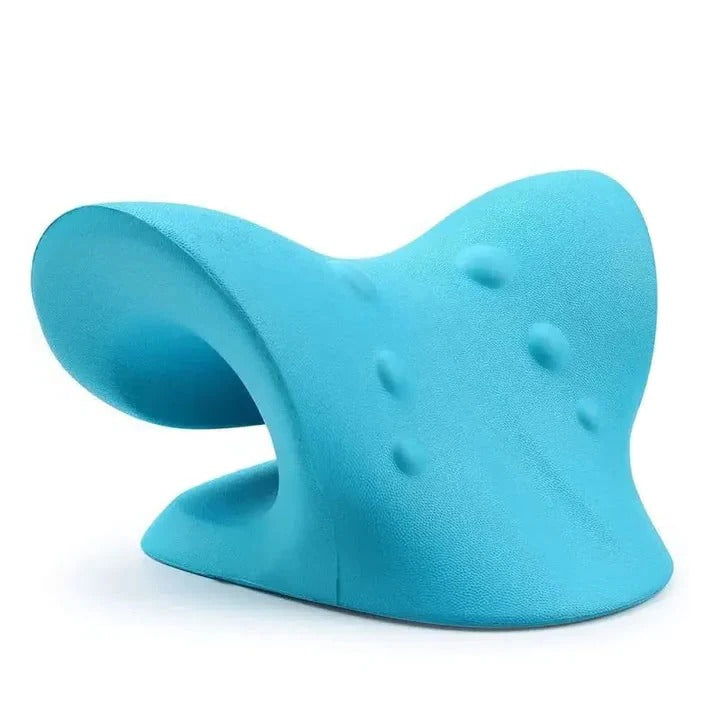 Neck and Shoulder Stretcher, Ergonomic Relaxer Pillow