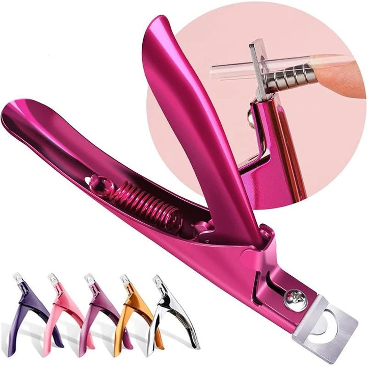 Heavy Duty Nail Tip Cutter for Acrylic and Gel Nails, Professional and Home Use