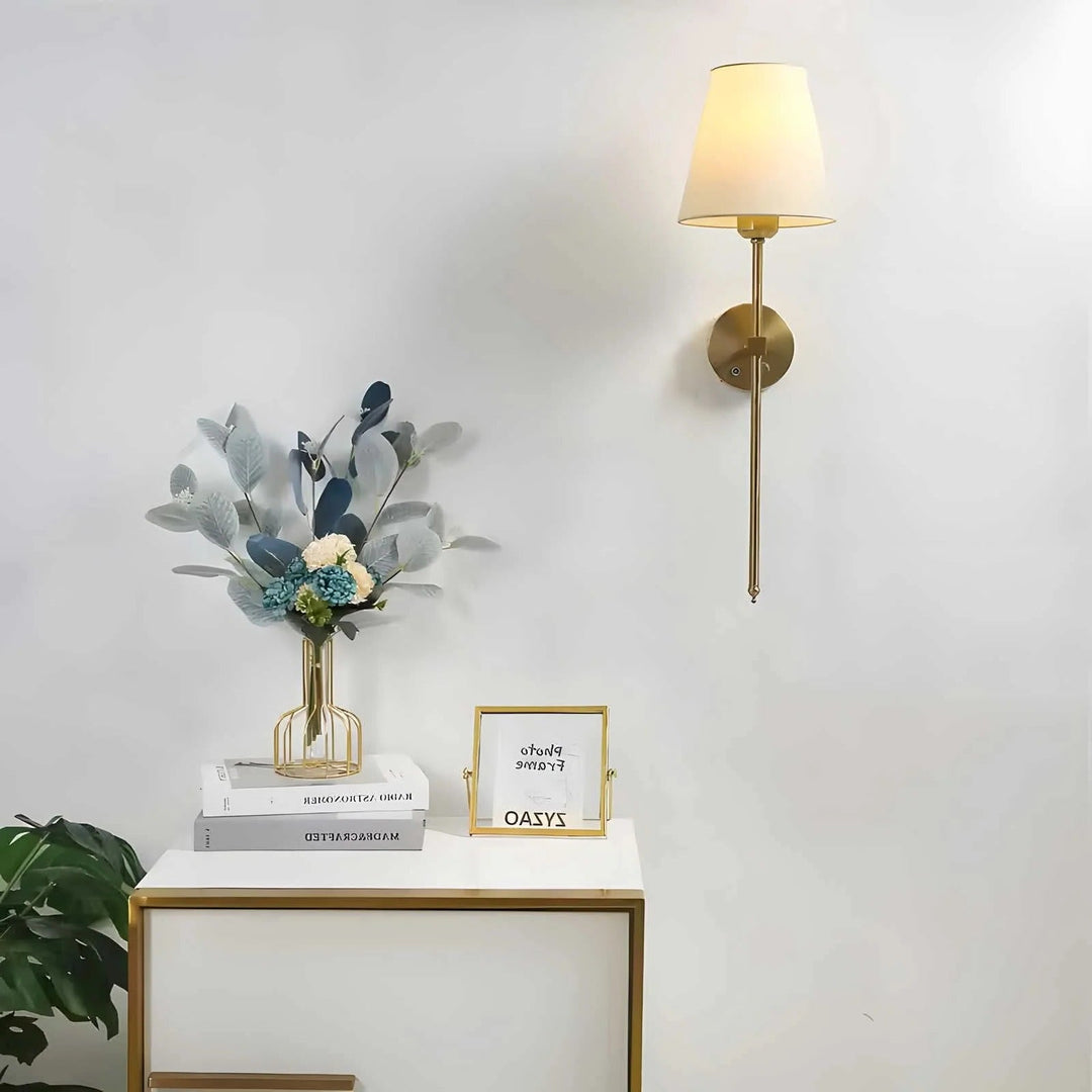 Wireless Wall Mounted Light Fixtures, Set of 2 with Battery Operation