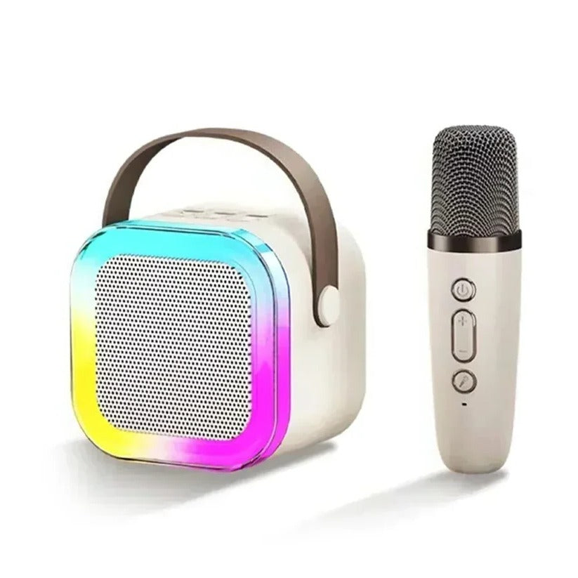 Portable Bluetooth Karaoke Speaker with Built-In Microphone