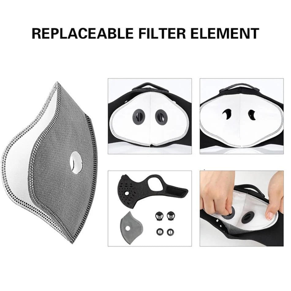 Breathable Face Mask with Replaceable Filter