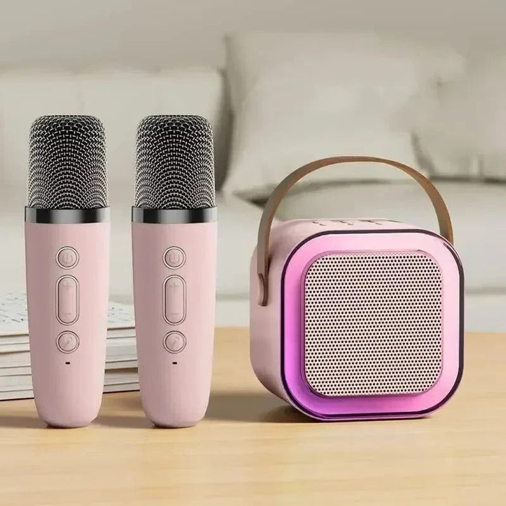 Portable Bluetooth Karaoke Speaker with Built-In Microphone