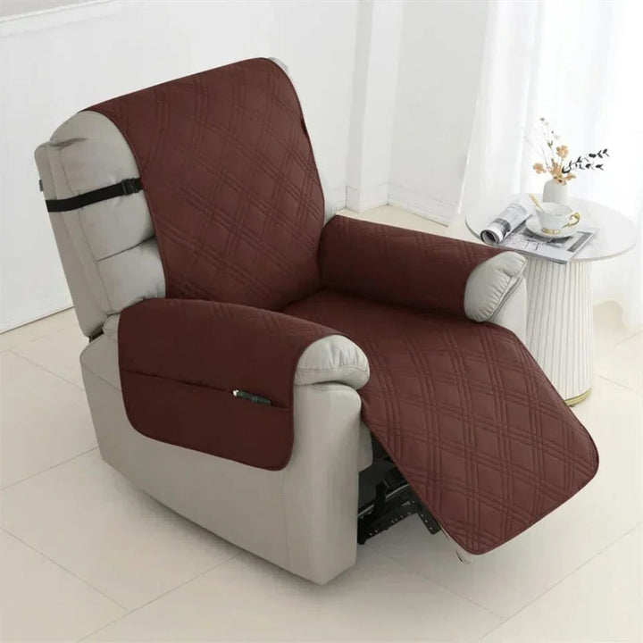 Quilted Waterproof Recliner Slipcover, Pet Friendly Furniture Protector