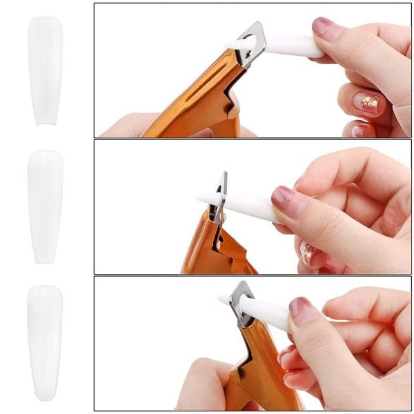 Heavy Duty Nail Tip Cutter for Acrylic and Gel Nails, Professional and Home Use