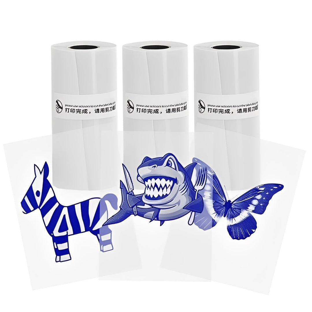 Portable Inkless Thermal Sticker Printer, Bluetooth Photo and Memo Printer