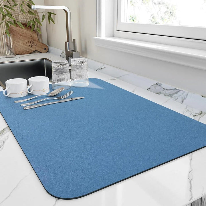 Absorbent Dish Drying Mat for Kitchen Use