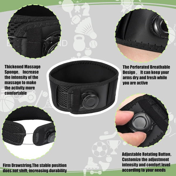Adjustable Elbow Brace with Dial Compression Strap