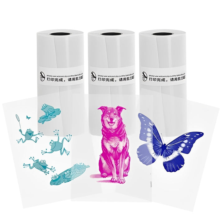 Portable Inkless Thermal Sticker Printer, Bluetooth Photo and Memo Printer
