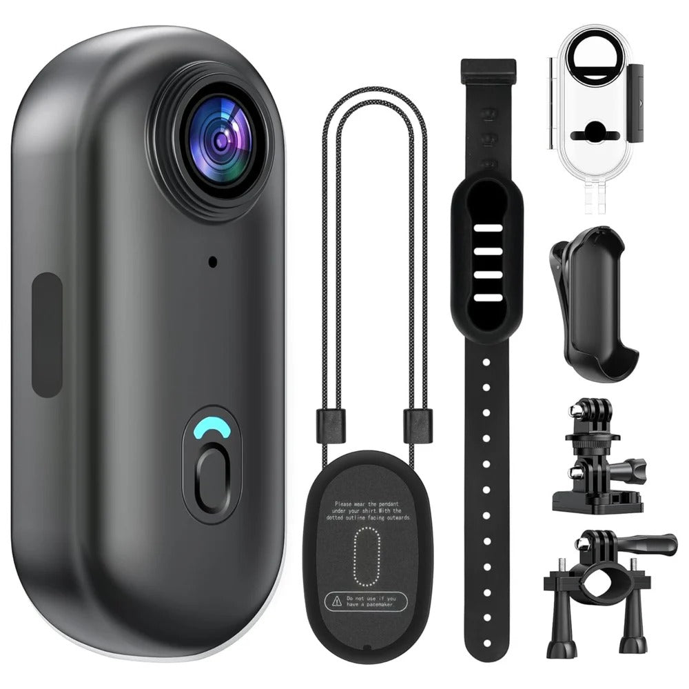 Waterproof 4K Thumb Camera with Wearable POV Design and 128GB Built In Storage