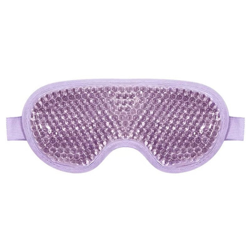 Reusable Gel Bead Eye and Face Cooling Mask with Hot and Cold Therapy for Puffiness and Relaxation
