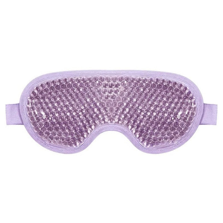 Reusable Gel Bead Eye and Face Cooling Mask with Hot and Cold Therapy for Puffiness and Relaxation