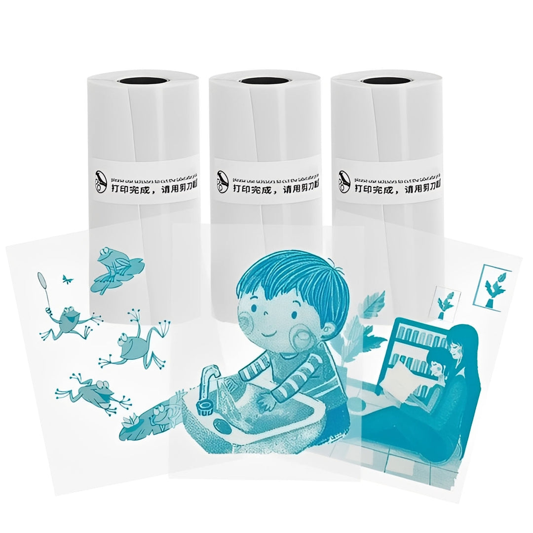 Portable Inkless Thermal Sticker Printer, Bluetooth Photo and Memo Printer