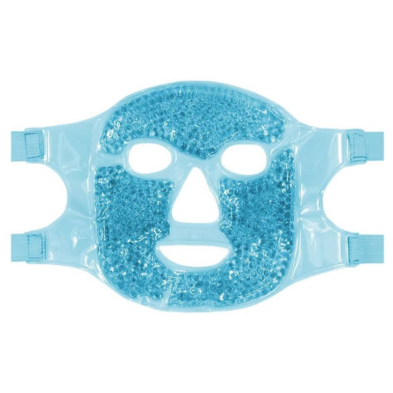 Reusable Gel Bead Eye and Face Cooling Mask with Hot and Cold Therapy for Puffiness and Relaxation