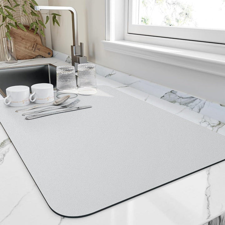 Absorbent Dish Drying Mat for Kitchen Use