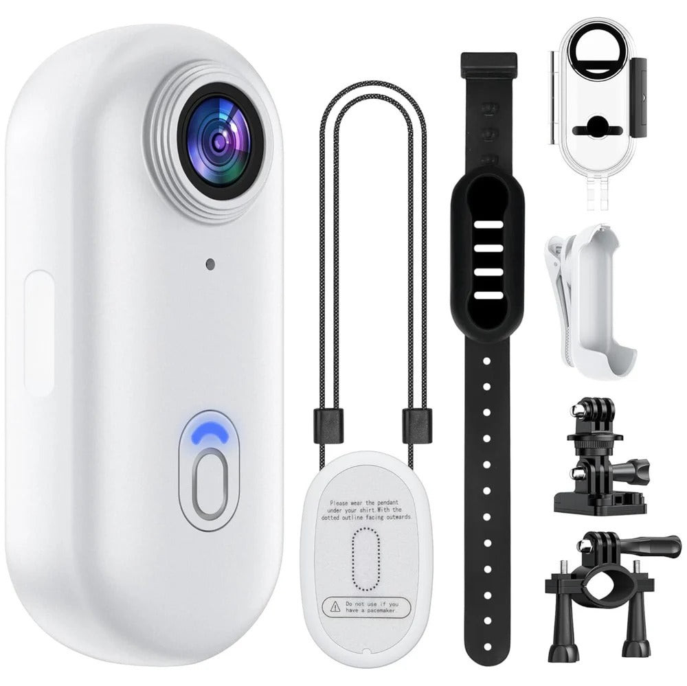 Waterproof 4K Thumb Camera with Wearable POV Design and 128GB Built In Storage