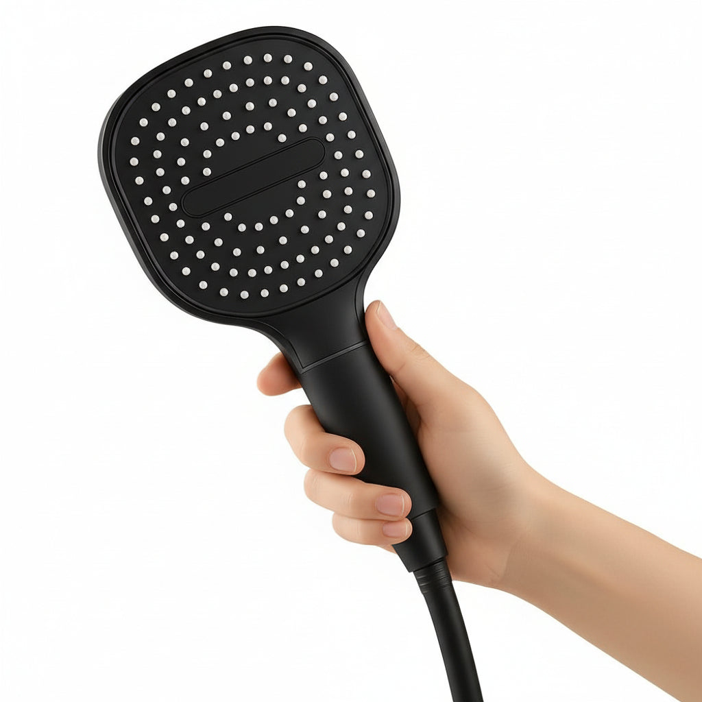 Turbo Boost Shower Head with Filtration System