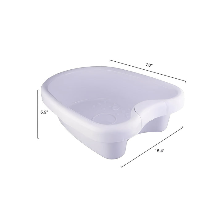 Spa Foot Basin Tub for Soaking and Relaxation Support