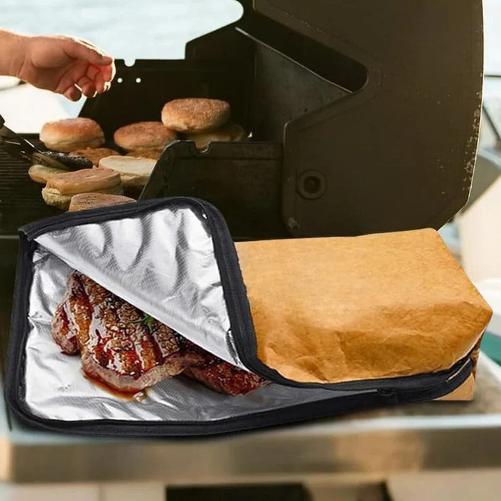 BBQ Meat Resting Blanket with Insulated Design and Carry Handle