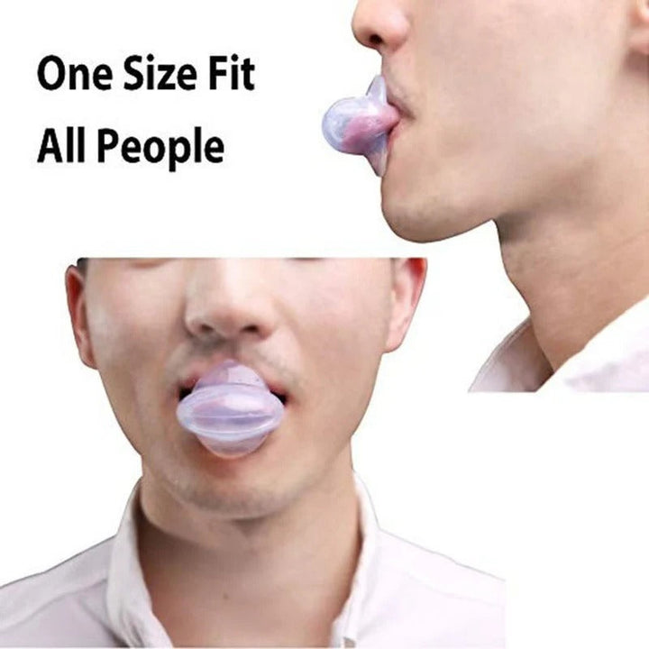 Mandibular Advancement Sleep Guard with Tongue Retaining Channel for Airway Openness