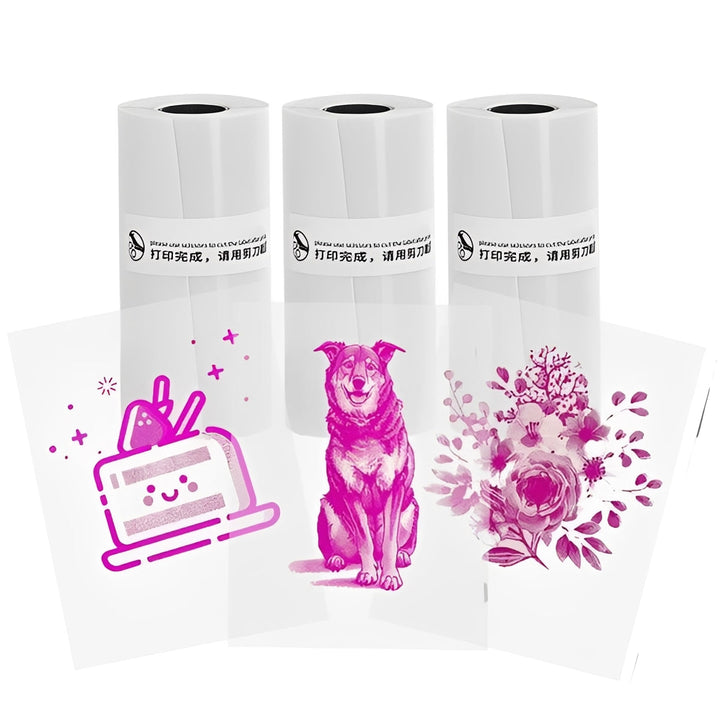 Portable Inkless Thermal Sticker Printer, Bluetooth Photo and Memo Printer