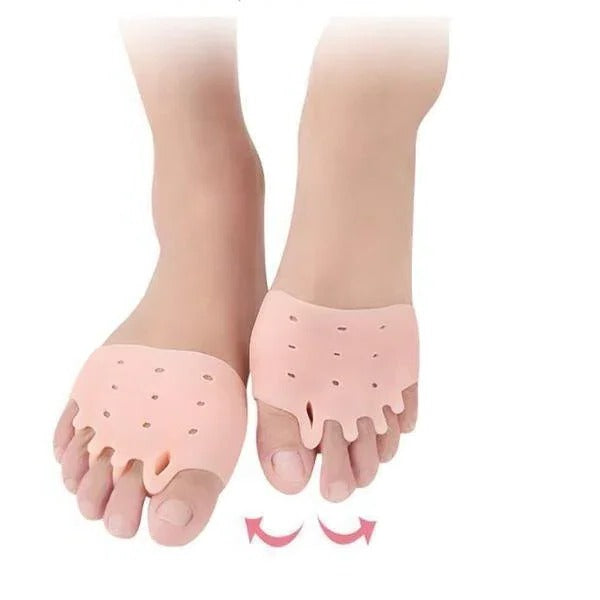Gel Forefoot Pad with Five-Toe Spreading Slots