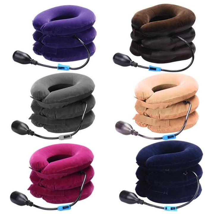 Three Layer Inflatable Neck Stretcher, Adjustable Support Collar