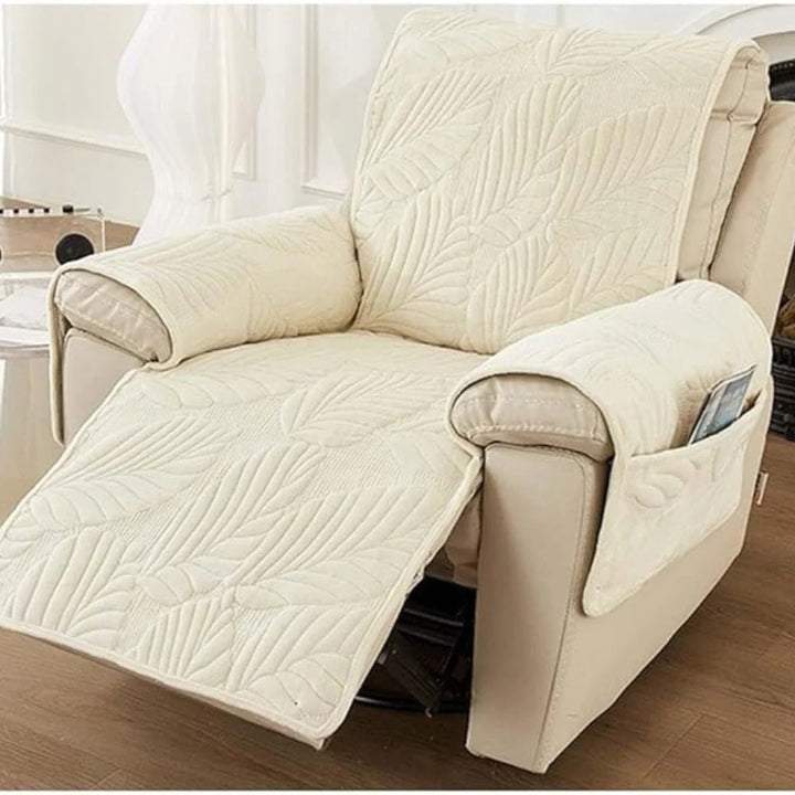 Recliner Chair Cover with Patterned Fabric
