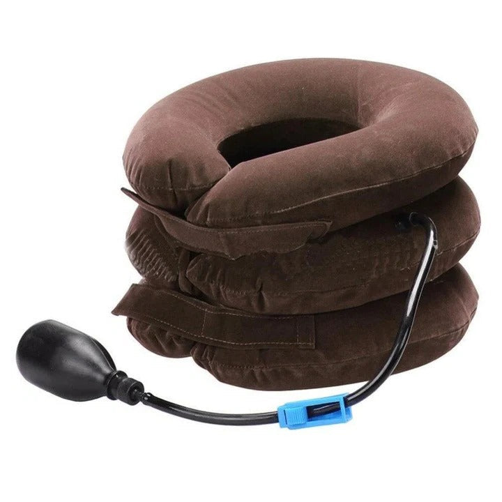 Three Layer Inflatable Neck Stretcher, Adjustable Support Collar