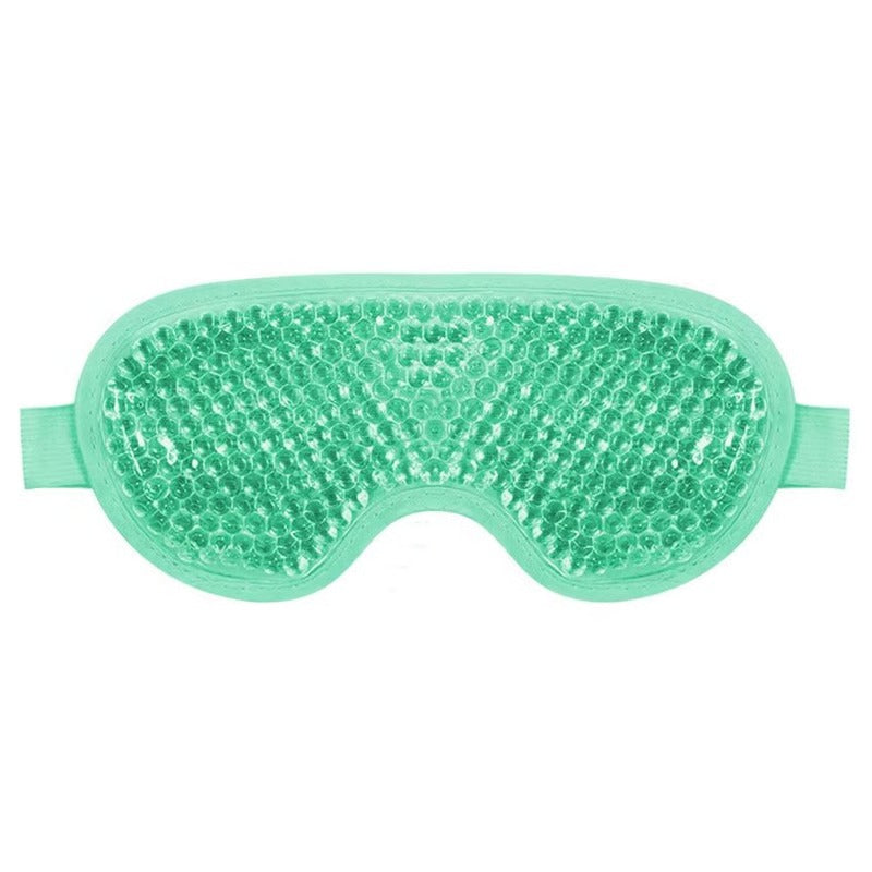 Reusable Gel Bead Eye and Face Cooling Mask with Hot and Cold Therapy for Puffiness and Relaxation